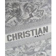 Imitazione Christian Dior Book Tote grigio