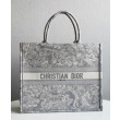 Imitazione Christian Dior Book Tote grigio