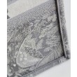 Imitazione Christian Dior Book Tote grigio