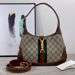 Cloni Firmate Jackie 1961 Small Hobo Bag 636706 Caffè imitazioni