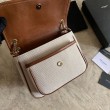 Borsa media in lino YSL Saint Laurent Niki marrone