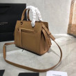 Borsa tote piccola in pelle liscia YSL Saint Laurent East Side 554116 Marrone Borsa tote piccola in pelle liscia YSL Saint Laurent East Side 554116 Marrone