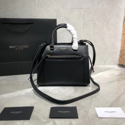 Replica Perfetta tote piccola in pelle liscia YSL Saint Laurent East Side 554116 Nera