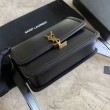 Borsa YSL Saint Laurent Solferino media con monogramma nera