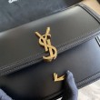 Borsa YSL Saint Laurent Solferino media con monogramma nera