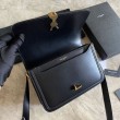Borsa YSL Saint Laurent Solferino media con monogramma nera