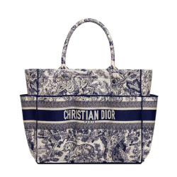 Christian Dior Catherine Tote Blu scuro