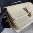 Dettagli perfetti Qualità superiore replica YSL Saint Laurent Solferino Medium con monogramma Albicocca