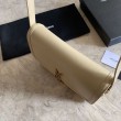 Dettagli perfetti Qualità superiore replica YSL Saint Laurent Solferino Medium con monogramma Albicocca