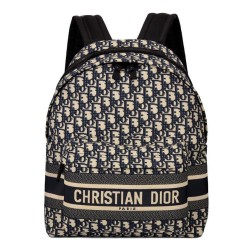 Qualità superiore replica Zaino Christian Dior Diortravel blu scuro
