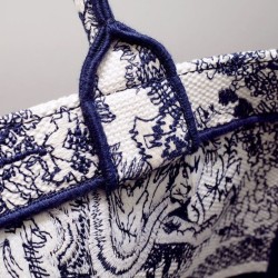 Christian Dior Catherine Tote Blu scuro Dupe Perfetta Cloni Firmate Christian Dior Catherine Tote Blu scuro imitazioni