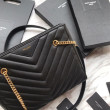 Imitazione Borse Firmate Replica shopping YSL Saint Laurent Grain Embossed Nera Imitazione Borse Firmate Replica shopping YSL Saint Laurent Grain Embossed Nera