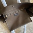 Imitazione YSL Saint Laurent Rive Gauche Tote Bag Caffè