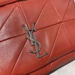 YSL Saint Laurent Jamie Medium Carre Rive Gauche Flap Bag Rossa