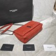 YSL Saint Laurent Jamie Medium Carre Rive Gauche Flap Bag Rossa