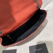 YSL Saint Laurent Jamie Medium Carre Rive Gauche Flap Bag Rossa