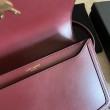 YSL Saint Laurent Solferino Medium Monogram Satchel Bag Claret