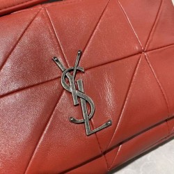 YSL Saint Laurent Jamie Medium Carre Rive Gauche Flap Bag Rossa Dupe Perfetta Cloni Firmate YSL Saint Laurent Jamie Medium Carre Rive Gauche Flap Bag Rossa imitazioni
