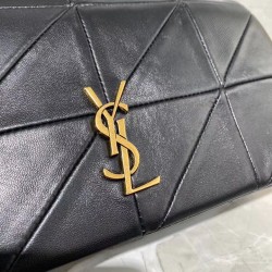 Borse Replica YSL Saint Laurent Jamie Medium Carre Rive Gauche Flap nera Dupe Perfetta Cloni Firmate Borse Replica YSL Saint Laurent Jamie Medium Carre Rive Gauche Flap nera imitazioni