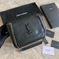 Cloni Firmate Bora Pari all'originale replica media YSL Saint Laurent Niki Nera imitazioni