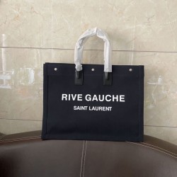 Cloni Firmate Imitazioni borse griffate tote YSL Saint Laurent Rive Gauche Nera imitazioni