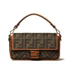 Bora Pari all'originale replica Baguette FF Canvas 8BR600 Caffè