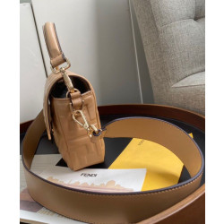 Borsa Baguette in Pelle 8BR600 Albicocca