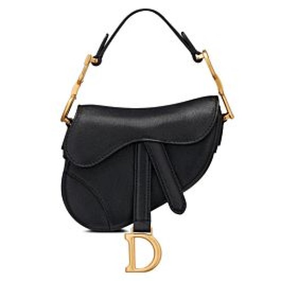 Borsa da sella Christian Dior Micro nera