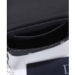 Borsa messenger Christian Dior Mini Saddle nera