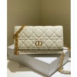 Christian Dior Caro Marsupio Con Borsa A Catena Crema