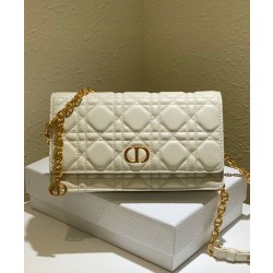 Christian Dior Caro Marsupio Con Borsa A Catena Crema