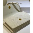 Christian Dior Caro Marsupio Con Borsa A Catena Crema