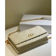 Christian Dior Caro Marsupio Con Borsa A Catena Crema