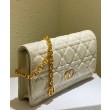 Christian Dior Caro Marsupio Con Borsa A Catena Crema