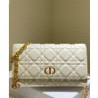 Christian Dior Caro Marsupio Con Borsa A Catena Crema