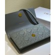 Christian Dior Caro Marsupio Con Borsa A Catena Grigio