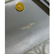 Christian Dior Caro Marsupio Con Borsa A Catena Grigio