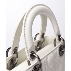 Christian Dior Lady Dior My Abcdior Bag Crema