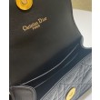 Christian Dior Mini Caro Pouch con catena nera