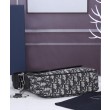 Christian Dior Mini Saddle Messenger Bag Blu Scuro