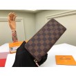Qualità superiore replica Clemence Portafoglio Damier Ebene N41626