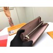 Qualità superiore replica Clemence Portafoglio Damier Ebene N41626