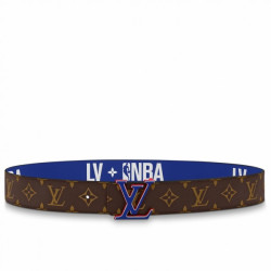 Dettagli perfetti LVxNBA LV 3 Steps 40MM Cintura reversibile MP278V