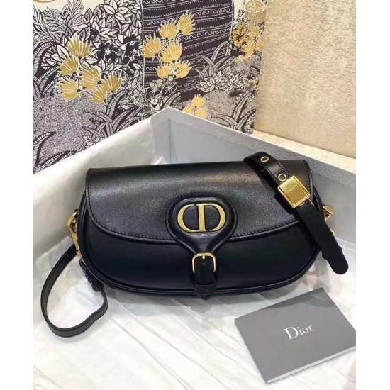 Replica Christian Dior Borsa Bobby East-west Nera Griffate