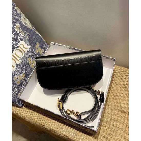 Replica Christian Dior Borsa Bobby East-west Nera Griffate