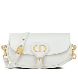Replica Imitazione Christian Dior Bobby East-west Borsa Crema Griffate