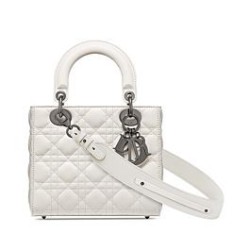 Replica Christian Dior Lady Dior My Abcdior Bag Crema Griffate