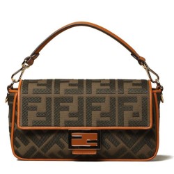 Bora Pari all'originale replica Baguette FF Canvas 8BR600 Caffè