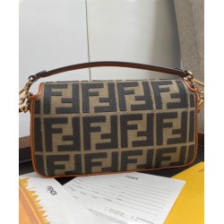 Bora Pari all'originale replica Baguette FF Canvas 8BR600 Caffè