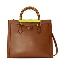 Replica Borsa tote Diana media 655658 Caffè Griffate